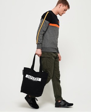 Superdry Surplus Goods Explorer Tote Férfi Táska Fekete | HNDCZ9850